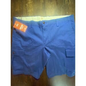 NEW Dockers Cargo Shorts Mens 42 Blue Pacific Collection Classic Fit Cotton Poly